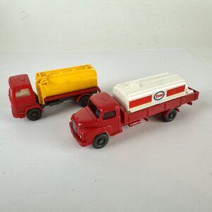 Vintage Wiking Plastic Die-Cast Tanker Truck Lot Esso Termo Komfort